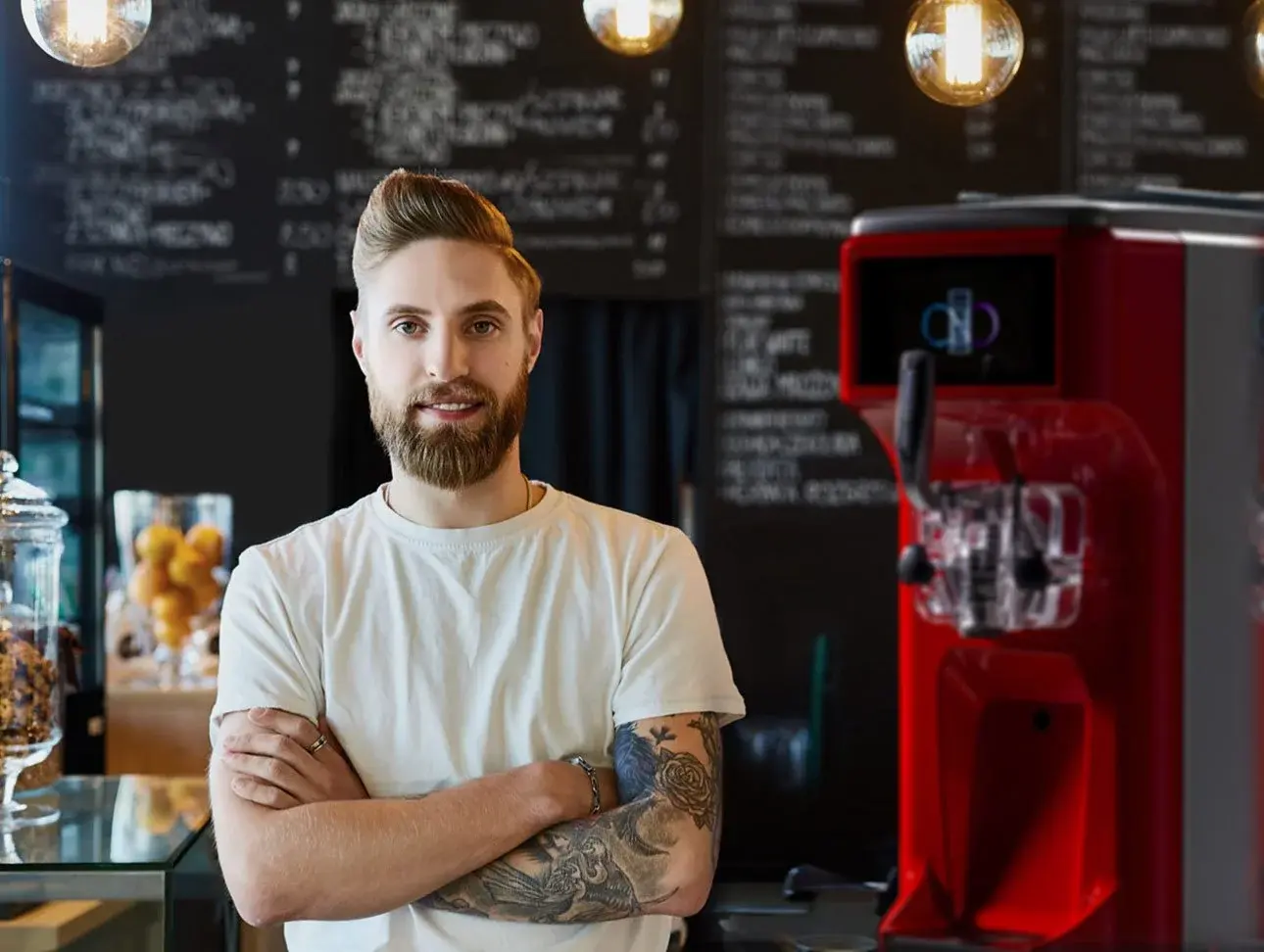 Soft Serve Solution for hospitality and coffee shop.